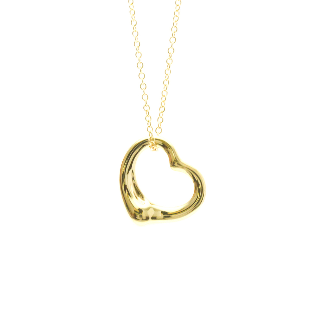 TIFFANY Authentic 18k Gold Heart Necklace